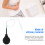 Silikon-Klistier-Set 224 ml Dusche mit Einweghos Black 6