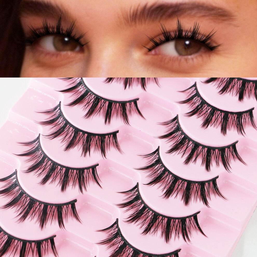 Roc-Electron 10 Pairs D Curl Voluminous False Eyelashes