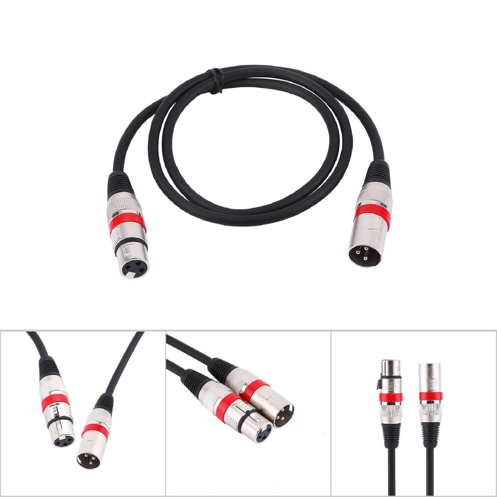 1M 3 Pin Xlr Male Female Audio Cable Lead 7790334260920