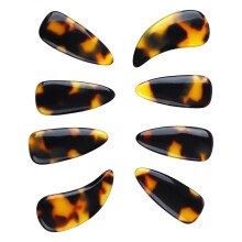 8 pièces de doigts pour guzheng en silicone polymère, 3 cm, écaille de tortue