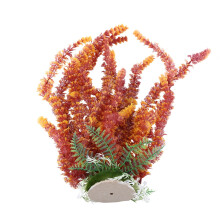 Vivid Orange Aquarium Water Plant Decoration – 45cm Fish Tank Ornament