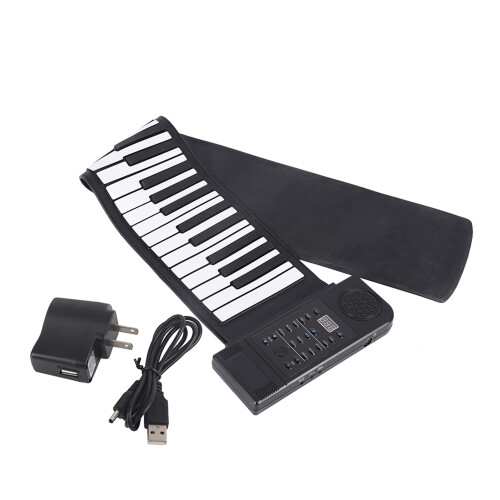 Portable Silicone Roll Up Piano 61 Keys