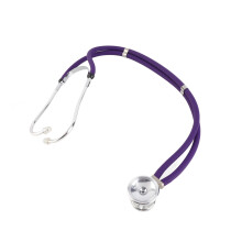 Colorful Purple Double Head Professional Stethoscope, 55cm