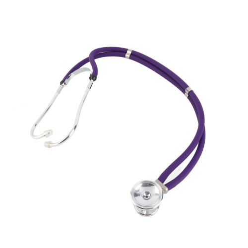 Colorful Purple Double Head Professional Stethoscope, 55cm