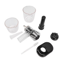 Accessoire extracteur de jus à mastication pour robot pâtissier avec gobelet à jus