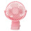 Clip-on ventilator ABS 720 rotation 3-hastighed USB/batteri lyserød 3