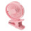 Clip-on ventilator ABS 720 rotation 3-hastighed USB/batteri lyserød 4