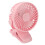Clip-on ventilator ABS 720 rotation 3-hastighed USB/batteri lyserød 6
