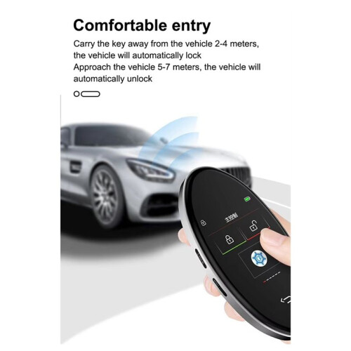 OBD Universal LCD Car Key for       Comfortable Entry Fit All Car with Start Stop Engine Button 1