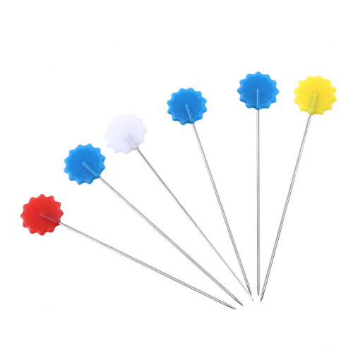 100pcs Multi-Color DIY Sewing Patchwork Pins for Quilting and Crafting