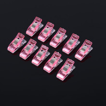 50Pcs Pink Mini Hemming Clips for Crafts Quilting Sewing Knitting 2.6cm