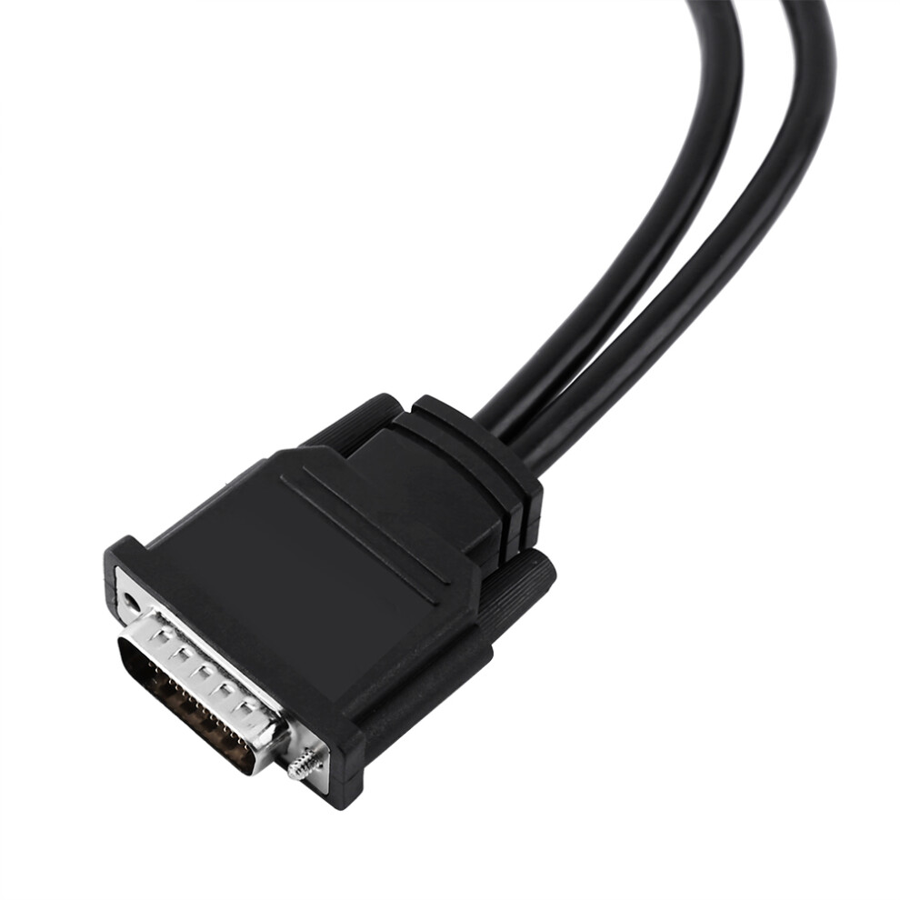 Vga Splitter Adapter Cable Dms-59 Pin Male To 2 X 15 Pin Female For Monitors 6911389278734
