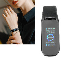 8GB Voice Recorder Watch with Noise Reduction, 80x160 Screen, MP3/WAV, Detachable Design