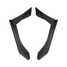 Spoiler de Canto Do para-Choque Dianteiro e Divisores de Asa para Mustang MK6.5 2018-2023 Acessórios de Fibra de Carbono