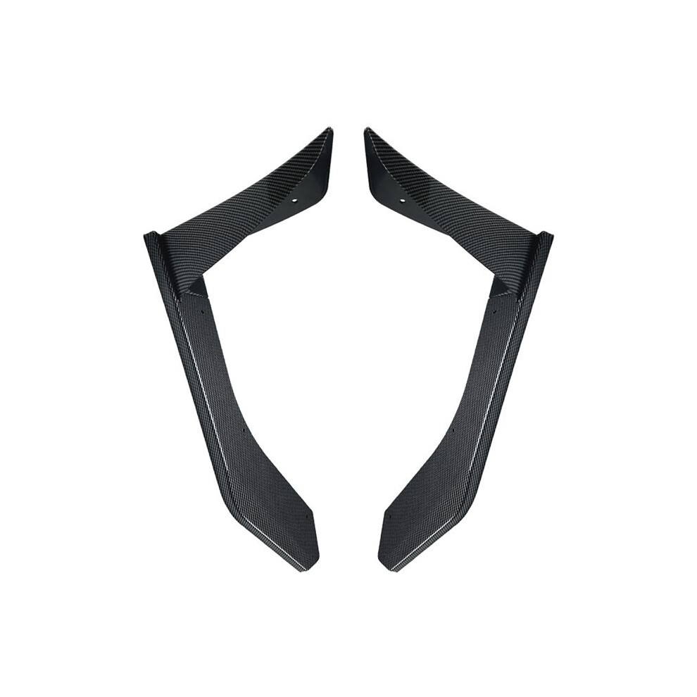 Front Bumper Lip Corner Spoiler Winglet Splitters For Mustang Mk6.5 2018-2023 Accessories Carbon Fiber 4711630324317