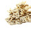 100pcs Antique Yellow Metal Notebook Corners 10