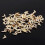 100pcs Antique Yellow Metal Notebook Corners 20