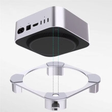 For M4 Stand Aluminum Alloy Desktop Cooling Bracket Stand for M4/M4 Pro 2024