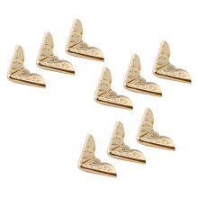 100pcs Antique Yellow Metal Notebook Corners