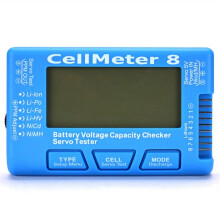 RC CellMeter8 1S-8S Battery Capacity Voltage Test Meter for LiPo Li-Lon NiMH Meter