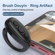 5.3 Fingertip Remote Control Ring Selfie Photo Page Turner Flipping Video Controller for Phone Apps