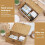 2X Seagrass Hand Woven Storage Box Storage Box Storage Basket Makeup Organizer Multipurpose Container with Lid 6
