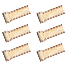 6X 2M Self-Adhesive Side Tile Sticker Yellow Marble Bathroom Kitchen Restaurant Stair Floor Border Wall Sticker