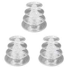 3X Macarons Display Toren 4-Layer Cupcake Stand Voedsel Display Stand Taart Stand Bruiloft Decoratie Verjaardagsfeestje Gunst