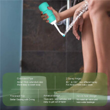 4X Pulverizador de Bidé de Mano de Viaje Portátil de 350 Ml Mejorado, Limpiador Personal, Botella de Higiene