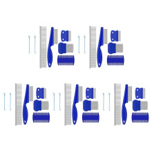35 Pieces Tear Stain Remover Comb Double-Sided Dog Eye Comb Brush Dog Flea Combs Double Comb Multipurpose Tool