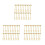 60Pcs Stainless Steel Flatware Fruit Fork Dinnerware Appetizer Snack Dessert Fork Kitchen Tableware Leaf Shape 1
