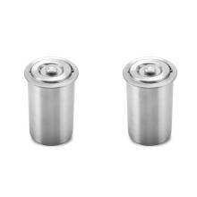 2X Press Ham Maker, Round Shape Stainless Steel for Making Healthy Homemade Deli Meat with Thermometer