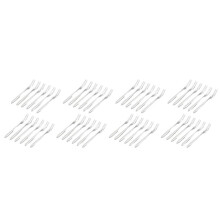 48 Pcs Dessert Forks,5.1 InchStainless Steel Salad Fruit Fork Tasting Forks Cocktail Fork