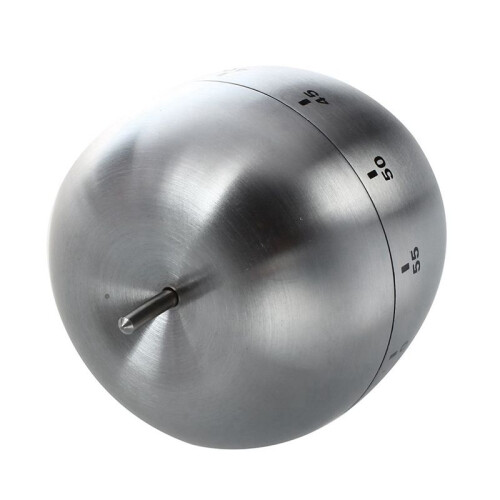 2X Stainless Steel 60-Minute Countdown Kitchen Cooking Mechanical Alarm Timer Clock -Shape 2