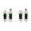 2X 2.4G Wireless Microphone Converter UHF Transmitter XLR Transmitter Receiver Adapter for Wired Dynamic 48v, B 1