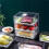 2X Refrigerator Organizer Bins with Pull Out Drawers Fridge Produce Drawer Set for Save Vertical Space 6