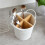 2X Kitchen Cutlery Organizer Knife Stand Storage Holder Separate Spoon Fork Chopstick Kitchenware Cooking Tool White 2