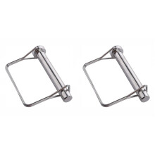 2X Großer Quadratischer Sicherheitskupplungsstift 1/2 Zoll X 3-1/2 Zoll (12,6 mm X 90 mm), Hochleistungs-Wellensicherungsstift Aus Edelstahl 316