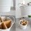 2X Kitchen Cutlery Organizer Knife Stand Storage Holder Separate Spoon Fork Chopstick Kitchenware Cooking Tool White 5