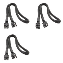 3X GPU PCIe 8PIN Naar 8PIN (6+2)Pin Voedingskabel voor MSI MAG A850GL ATX3.0 A750GL ATX3.0 A850GL (Wit) ATX3.0 60 cm