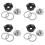 4X Blender Accessories Compatible for  Blender Blades Base,Compatible for  Osterizer Blender Replacement Parts 1