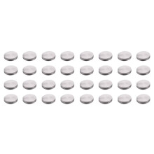 32 Pcs Stainless Steel Jar Lids 86Mm Sealed Leak Proof Cover with Silicone Seals Resistant Solid Caps Wide Mouth Lid
