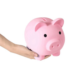 3X Large Piggy Bank, Unbreakable Plastic Money Bank, Coin Bank for Girls and Boys, Practical Gifts for Birthday()