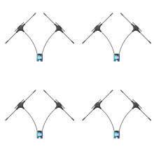 4X for GEPRC ELRS 915M/2.4Ghz GemX Gemini RX Dual Frequency Receiver for FPV RC Drone