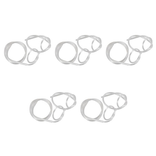 5X Glasses Shape Straw to Drink - Clear 1