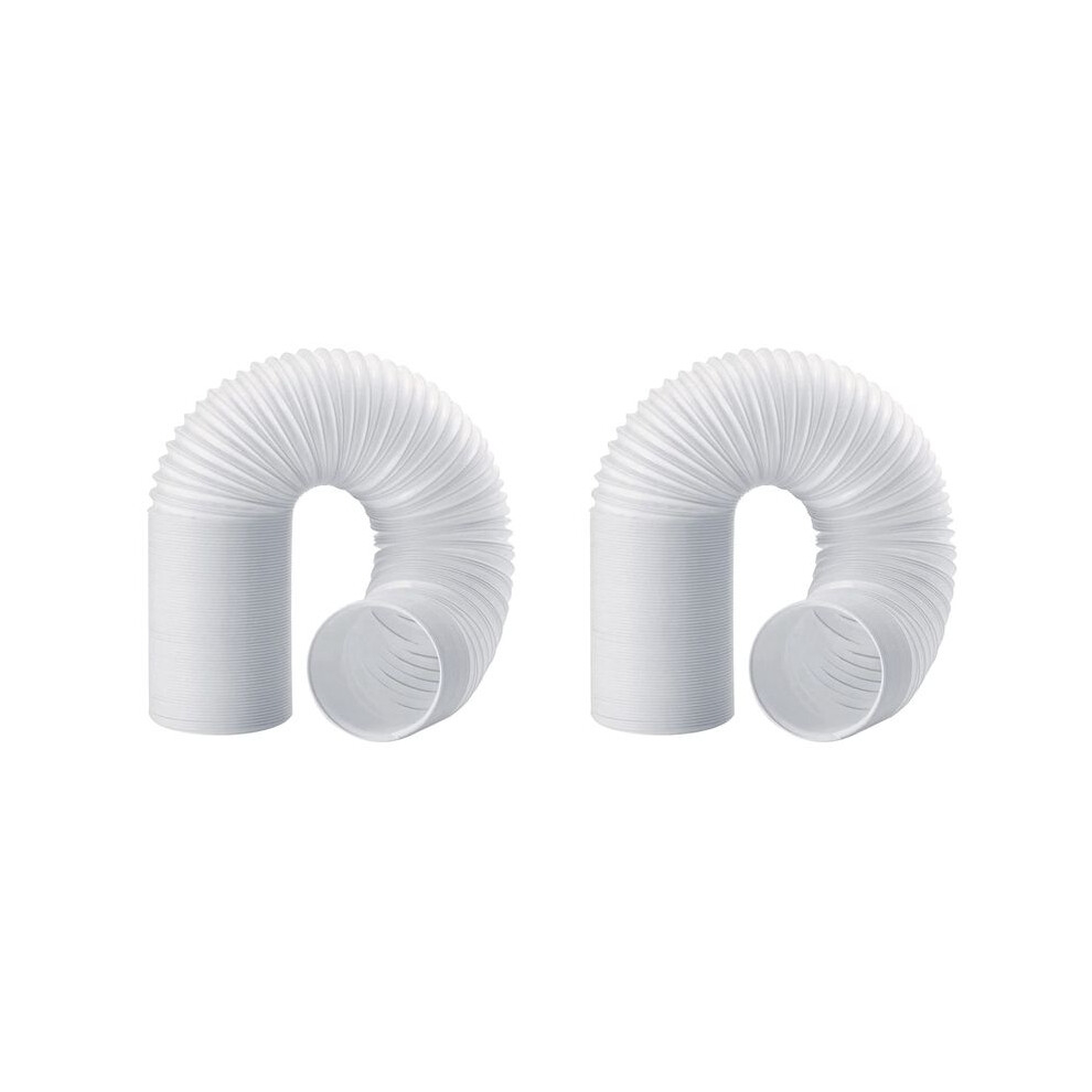 2X Exhaust Hose 130 Mm,Exhaust Hose For Air Conditioning,Pvc Hose,Air Conditioning Pipe,Ventilation Hose,Retractable 2 M 4713540820453
