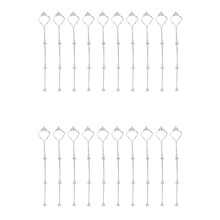 20 Stueck 2 Oder 3 Reihe Kuchen Platte Staender Beschlaege Silberne Platten Staender