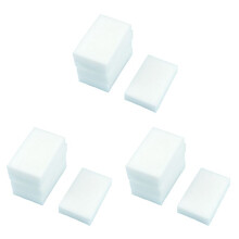 60Pcs Magic Multi Sponge Clean Foam Cleaner Cleansing Eraser Car Wash Kitchen 10cm6cm2cm(White)