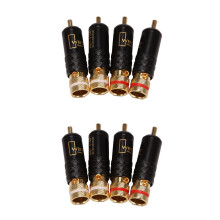 8 Stücke Rca Verriegelungsstecker Audio Video Anschlüsse