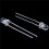 240 Pieces 3mm White LED Lamp Light Emitting Diode  2.5V-3V 5